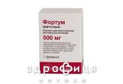 Фортум пор. д/п iн. р-ну 500 мг фл. №1 антибіотики