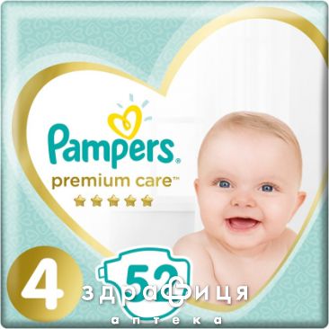 Подгузники Pampers (Памперс) premium care maxi 8-14кг №52