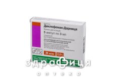 Диклофенак-Здоровье р-р д/ин 2,5% 3мл №5