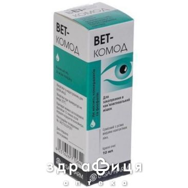 Вет-комод кап гл 20мг/мл 10мл витамины для глаз (зрения)