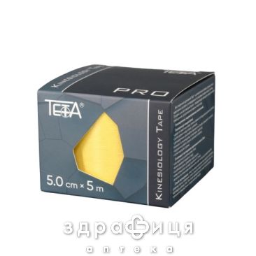 БИНТ TETA МЕД ЕЛАСТ ЛЕНТОЧ РАСТЯЖ (АДГЕЗИВНИЙ) 5СМХ5М ЖОВТИЙ