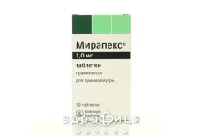 Мирапекс таб 1мг №30 противосудорожные препараты