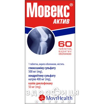 Мовекс актив таб п/о №60 нестероидный противовоспалительный препарат