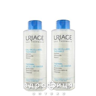 Урьяж вода мицелляр термал д/норм/сух кожи 500мл №2 15000953
