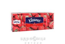 Платочки носові kleenex strawberry аром полуниця №100