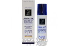 Apivita aqua vita 24 год зволож/оздоровл шкiри вв крем spf20 свiтлий 40мл