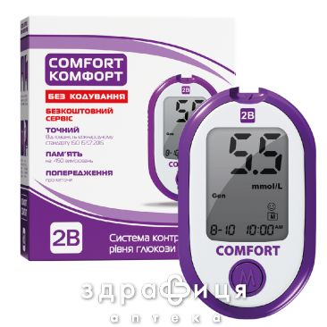 Глюкометр (сист контр уровня глюкоз в крови) 2b comfort