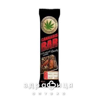Cannabis bar батончик-мюсли миндаль/каннабис семена 40г