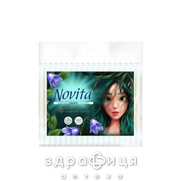 Novita палочки ватные soft mavka п/э №160