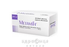 Метамин таб п/о 850мг №60 препарат от диабета