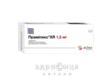 Прамипекс xr таблетки 1,5мг №30 противосудорожные препараты