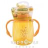 Baby team поїльник з силікон  спаутом і ручками 250мл 5004