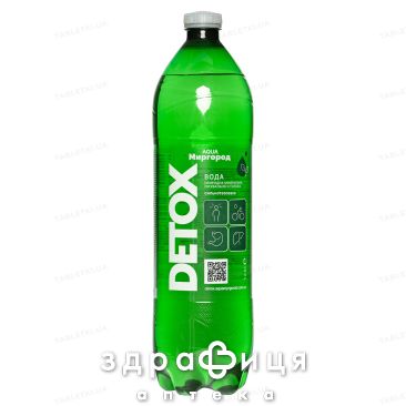 Мін вода Detox аква миргород 1л лікувальна