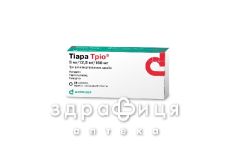ТIАРА ТРIО ТАБ В/О 5МГ/12,5МГ/160МГ №28 (7Х4) - таблетки від підвищеного тиску (гіпертонії)