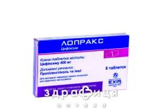 Лопракс табл. в/о 400 мг №6 антибіотики