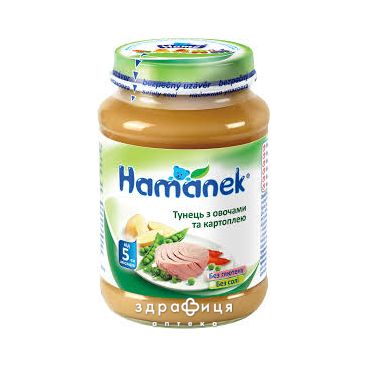 Hame (Хам) хаманек пюре тунец с овощами/картошкой 190г 1215871