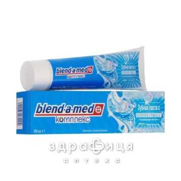 Зубная паста blend-a-med complete ополаск/освеж чист/перц мята 125мл