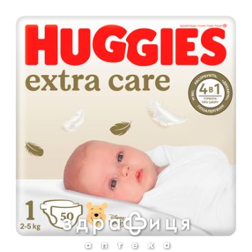 Подгузники huggies extra care p1 №50