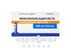 МОКСИФЛОКСАЦИН-ВИСТА Р-Р Д/ИНФ 400МГ/250МЛ №1 /N/