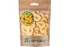 Winway банановые чипсы сушен zip-пакет 70г