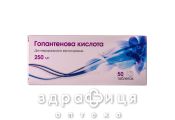ГОПАНТЕНОВАЯ К-ТА таблетки 250МГ №50