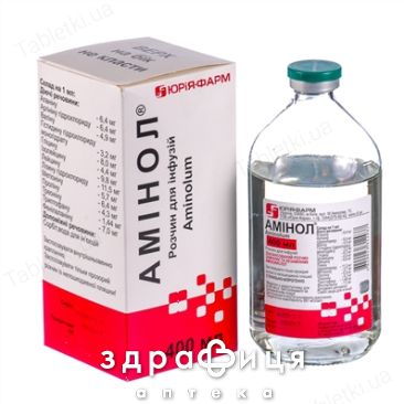 Амiнол розчин д/iнф 400мл препарат кровозамінник