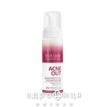 Acne out пiнка очищ 200мл крем для жирної шкіри