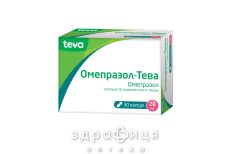 Омепразол-Тева капс гастрорез 20мг №30 лекарства для желудка
