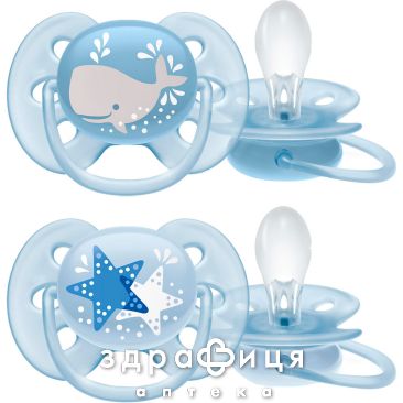 Avent scf 223/03 пустушка м'яка 6-18міс хлопчик №2