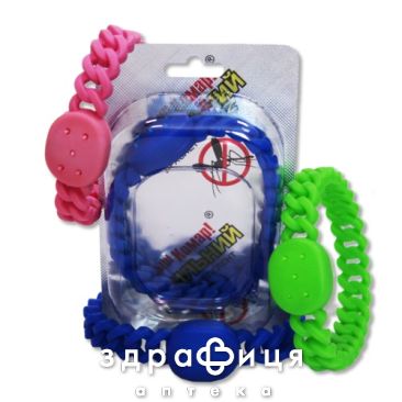 Киш-комар браслет-репелент стильний