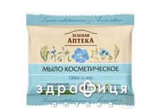 Зеленая аптека мыло косм овес/лен 75г
