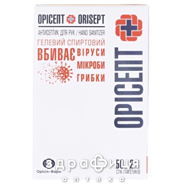 Орісепт антисепт спирт д/рук стік 2мл №50