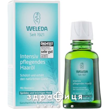 Weleda (Веледа) масло розмариновое д/сух волос 50мл