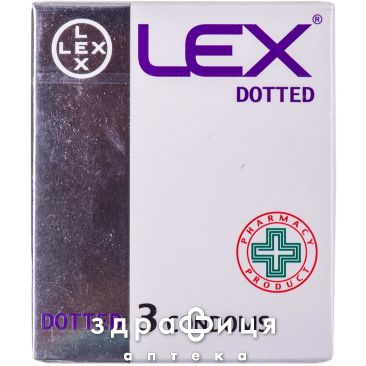 Презервативы Lex (Лекс) dotted №3