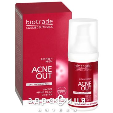 Acne out крем п/угревой сыпи 30мл крем для жирной кожи