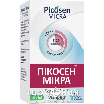 ПИКОСЕН МИКРА ГЕЛЬ РЕКТ 0.12Г/10Г №6 УАХ слабительное