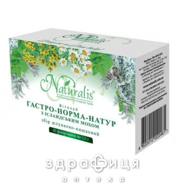 Чай сухий трав'яний шлунково-кишковий з iсландським мохом 1,5г №20 вушні краплі