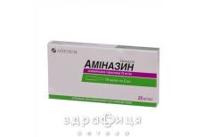 Амiназин р-н д/iн 25% 2мл №10 заспокійливі таблетки