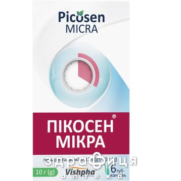 Пікосен мікра гель рект 0,12г/10г №6 проносне