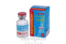 Азитромицин-Фармекс лиоф д/р-ра д/инф 500мг №1 антибиотики