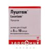 Луцетам р-р д/ин 200мг/мл 5мл (1г) №10 таблетки для памяти