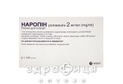 Наропін розчин д/ін 2мг/мл 100мл №5 знеболююче