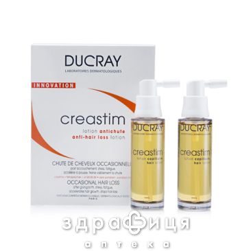 Ducray 254127  креастим лосьон п/випадiння волосся 2х30