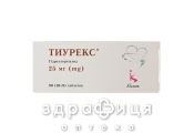 Тиурекс таб 25мг №90 мочегонные таблетки (диуретики)