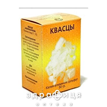 Алюмокалиевые квасцы сульфат 50г
