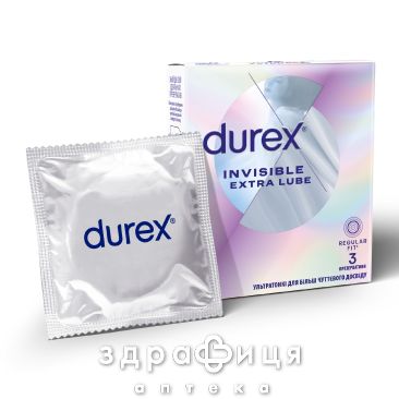 Презервативы Durex invisible lube №3