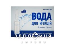 ВОДА ДЛЯ IН'ЄКЦIЙ Р-Н 2МЛ №10