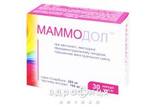 Маммодол капс 0.4г №30 таблетки от мастопатии