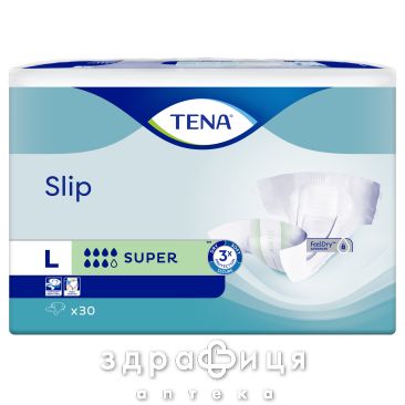 Подгузники д/взр TENA (Тена) slip super large №30