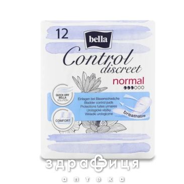 Прокл bella control discreet normal №12 Гігієнічні прокладки